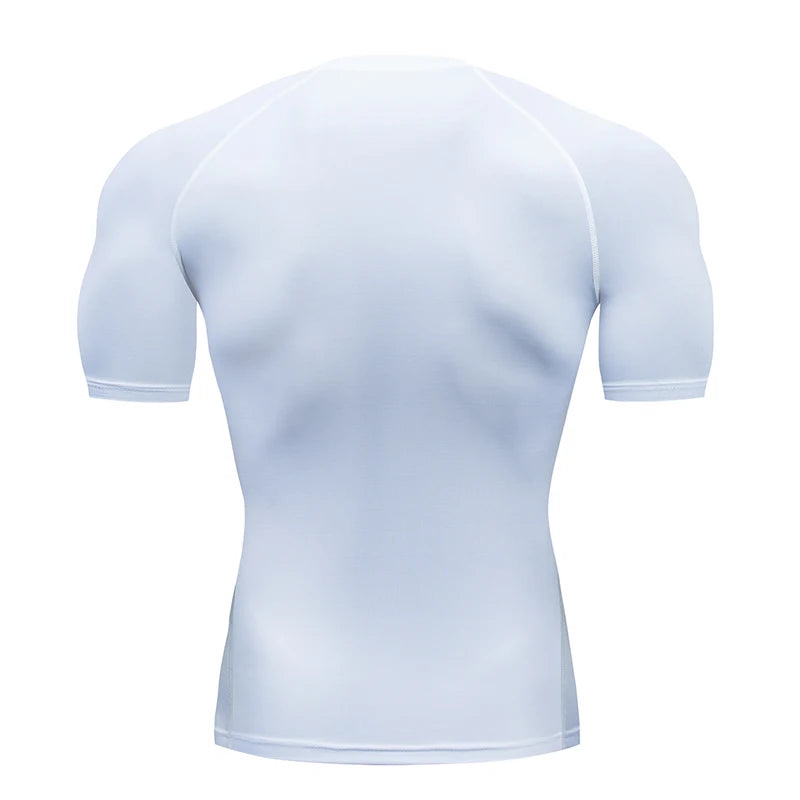 Compression Elastic T Shirt Men Quick Dry